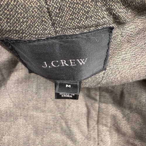 J Crew Dock Pea Coat Mens Medium Gray Wool 3M Thinsulate Pockets Insulated READ - Picture 6 of 23