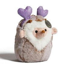 FAO Schwarz Hedgehog with PURPLE Heart Boppers 6" Stuffed Animal