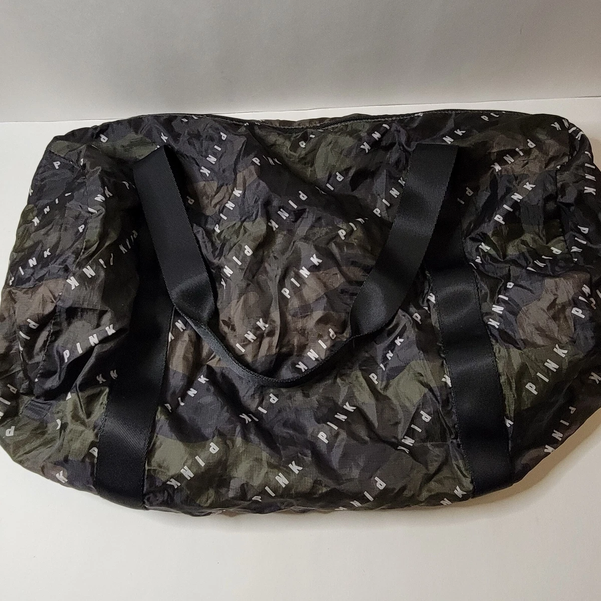 Victoria secret pink camo duffle bag hot sale