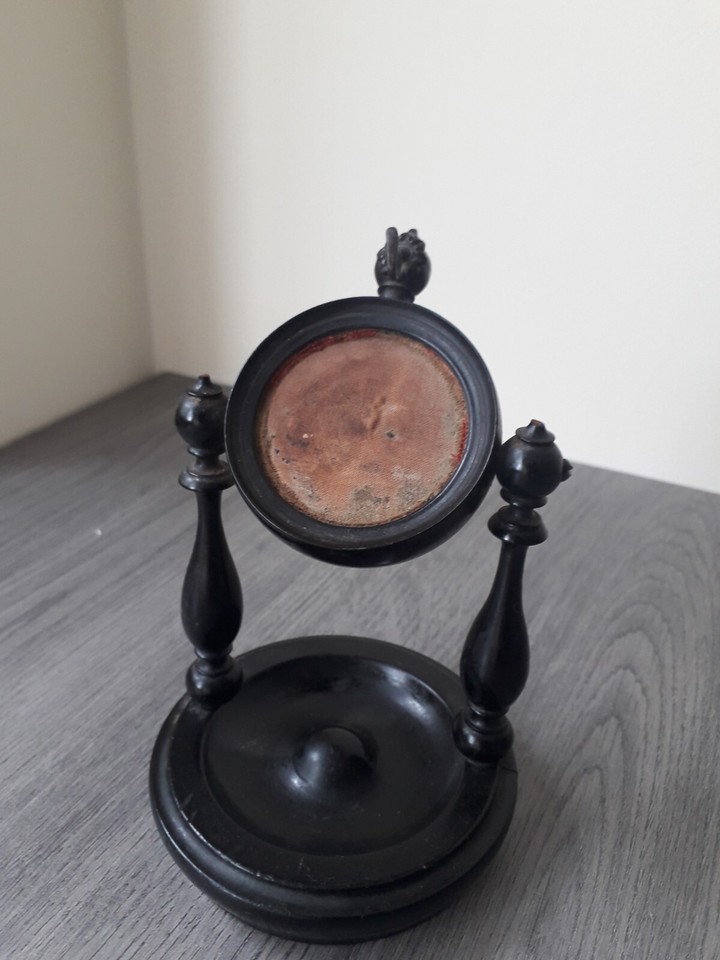 Antique Wooden Pocket Watch Stand eBay
