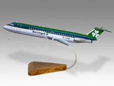 BAC 111 1-11 Aer Lingus Desk Wood Airplane New Model Large Scale 1/72
