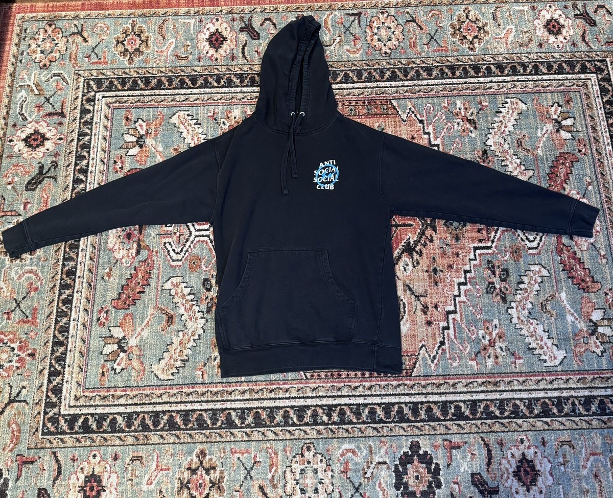 Anti Social Social Club × FRAGMENT Hoodie - ASSC パーカー Anti Social Social Club X Fragment Design Half Tone Logo