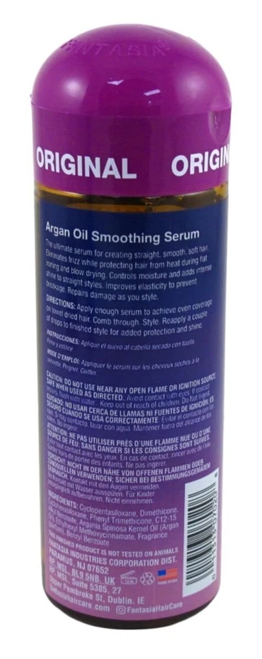 Fantasia Ic Hair Polisher Argan Oil Smoothing Serum, Straight & Soft Hair - 6 PK - Image 3 of 3