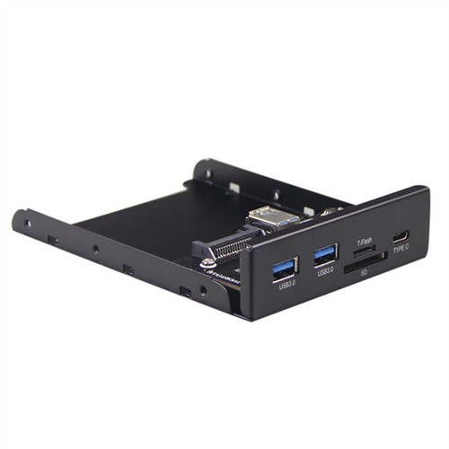 Panel 20pins to usb3.0 HUB USB3.1 TYPE C Micro SD/TF 3.5" Internal Card Reader - Picture 2 of 7