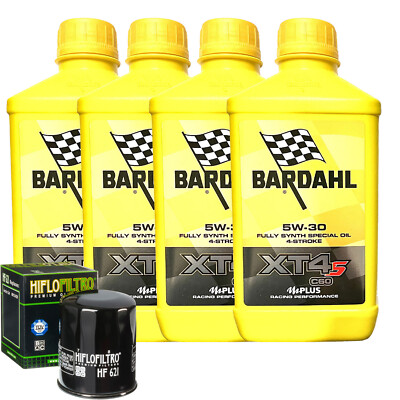 Wartungsset Öl Bardahl XT4S 5W30 Für Arctic Cat ATV 1000 Alterra TRV XT 2017