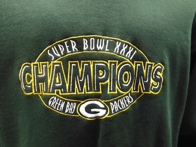 NWT Green bay Packers Super Bowl XXXI Champions Crewneck