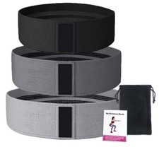 Resistance Bands - 3 Piece Set with Mesh Bag