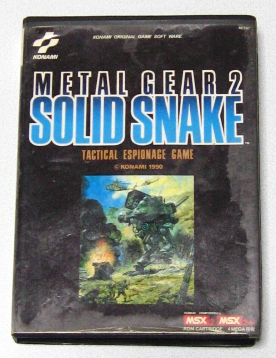 MSX2 Metal Gear 2 Solid Snake Soundtrack CD Tactical Espionage