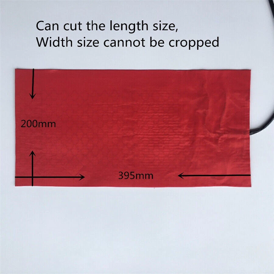 Almohadilla térmica de asiento de fibra de carbono de 12 V impermeable para motocicleta ATV E-BIKE 1x Foto 4 de 4