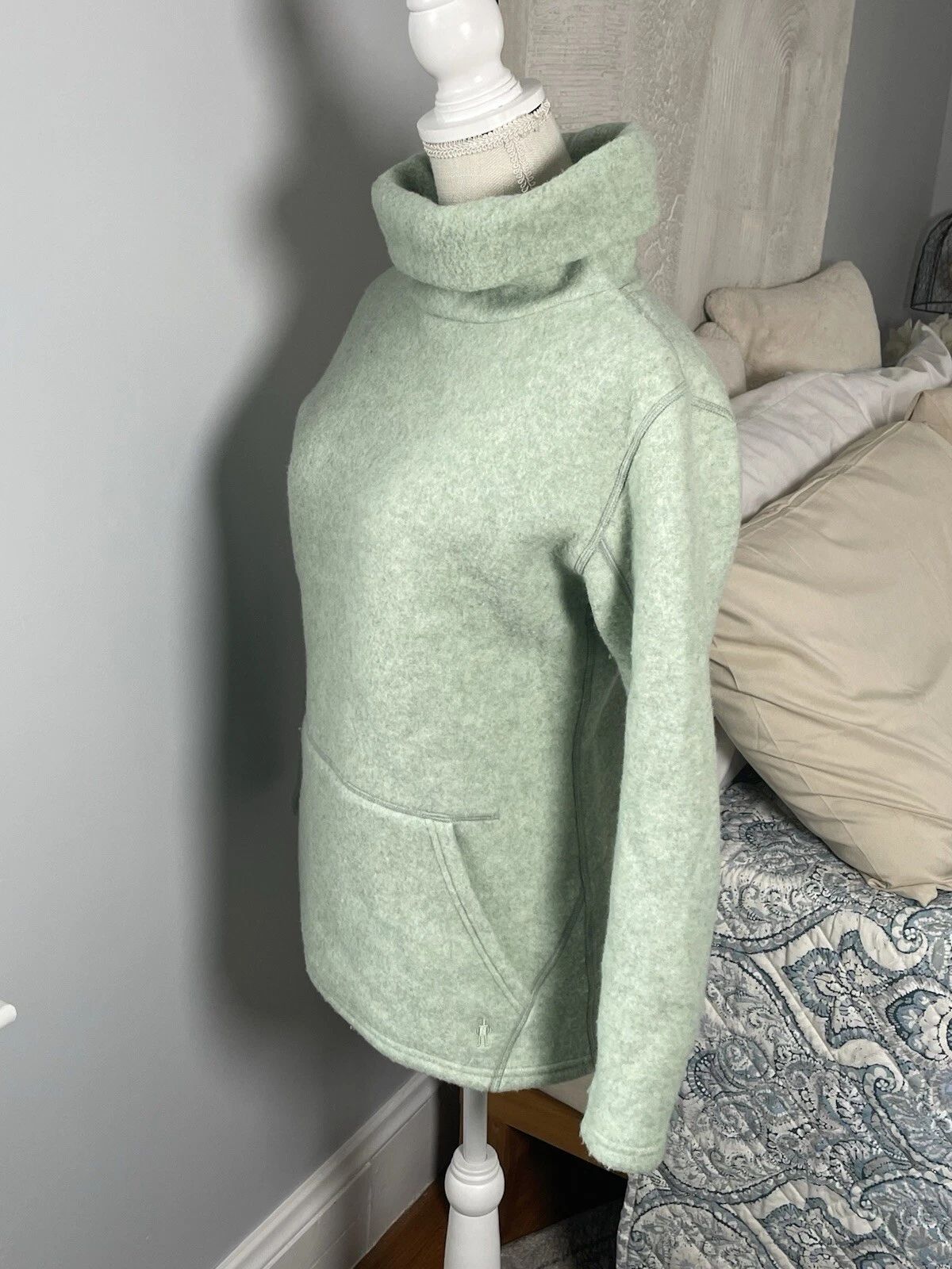 smartwool hudson trail pullover wool fleece light sweater