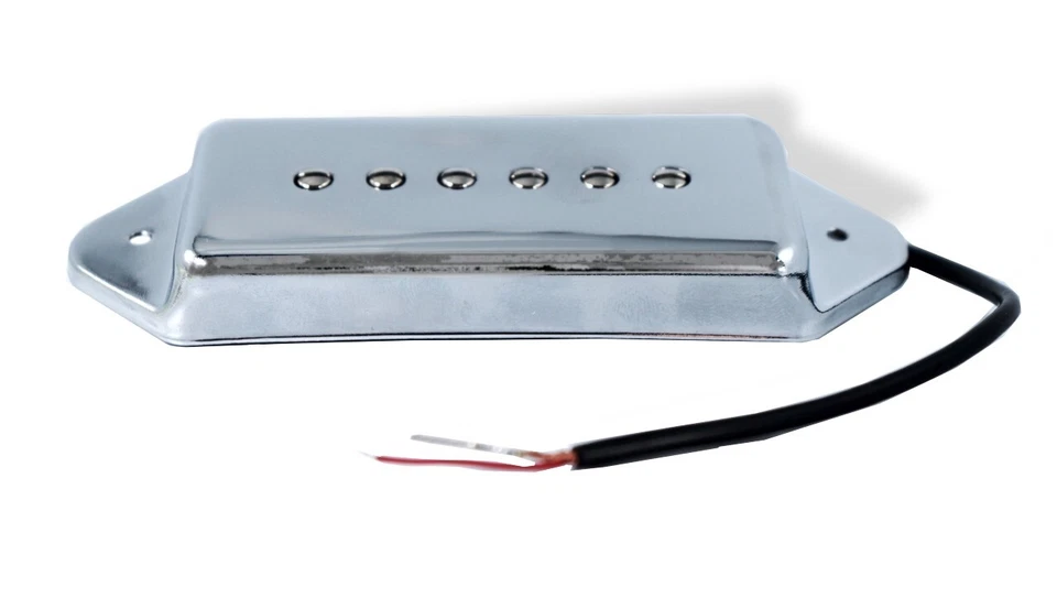 Pickup P9 Dogear Neck Bridge Set 7.5K adjustable pole Chrome 081082CH - Image 2 of 4