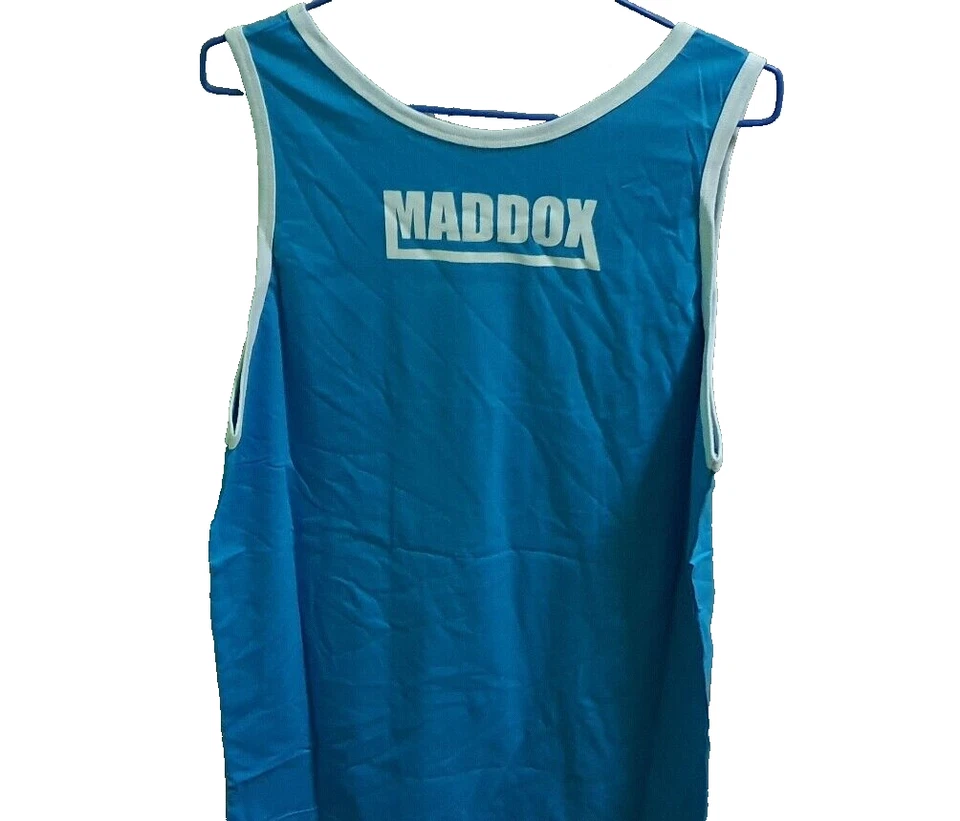 VEST FAIRTEX TANK TOP SLEEVELESS MADDOX SPORT WEAR JOGGING FITNESS L LIGHT BLUE - Image 3 of 3