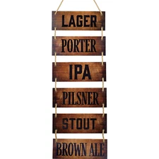 Bar Wall Decor – Bar Accessories for Home Pub, Beer Signs, Rustic Art Pub Sign