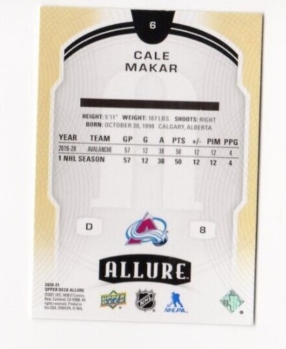 2020-21 Upper Deck Allure Hockey Base & Rookie Singles (Pick Your Cards) - Picture 24 of 188