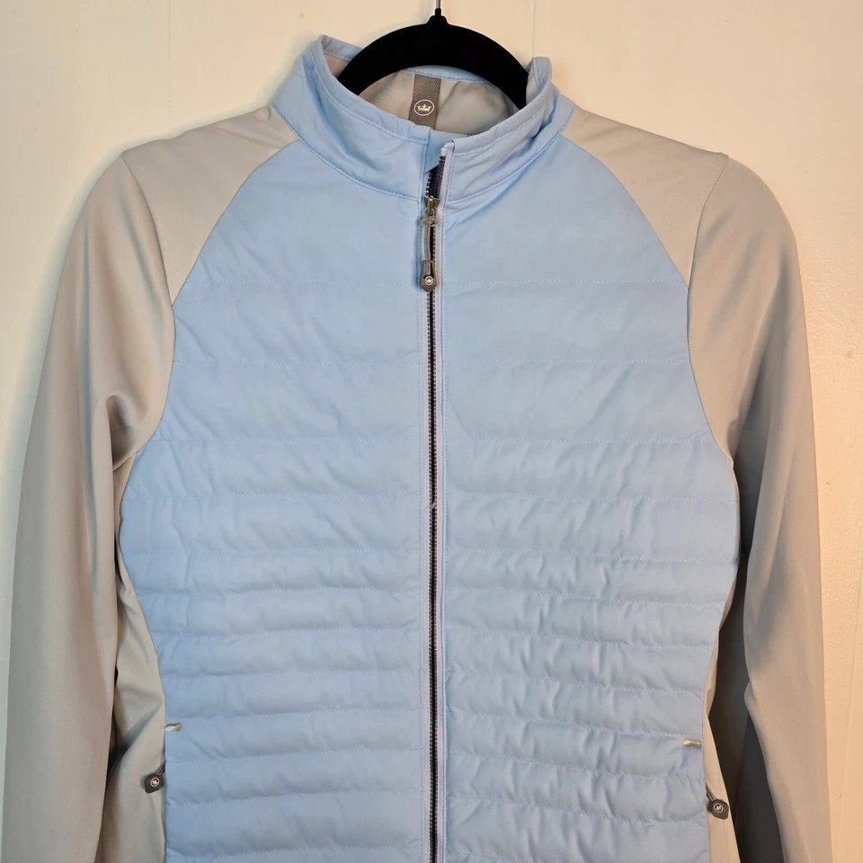 Jaqueta Peter Millar Crown Sport Feminina Merge Elite Cottage Azul Nova Com Etiqueta Pequena $230 - Imagem 2 de 4
