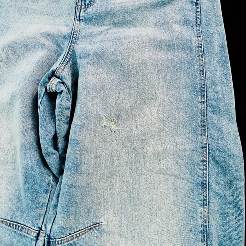 NWOT Women's Barrel Jeans 12/37 Primark UK Denim Co. Blue Stone Wash Distressed - Picture 11 of 19