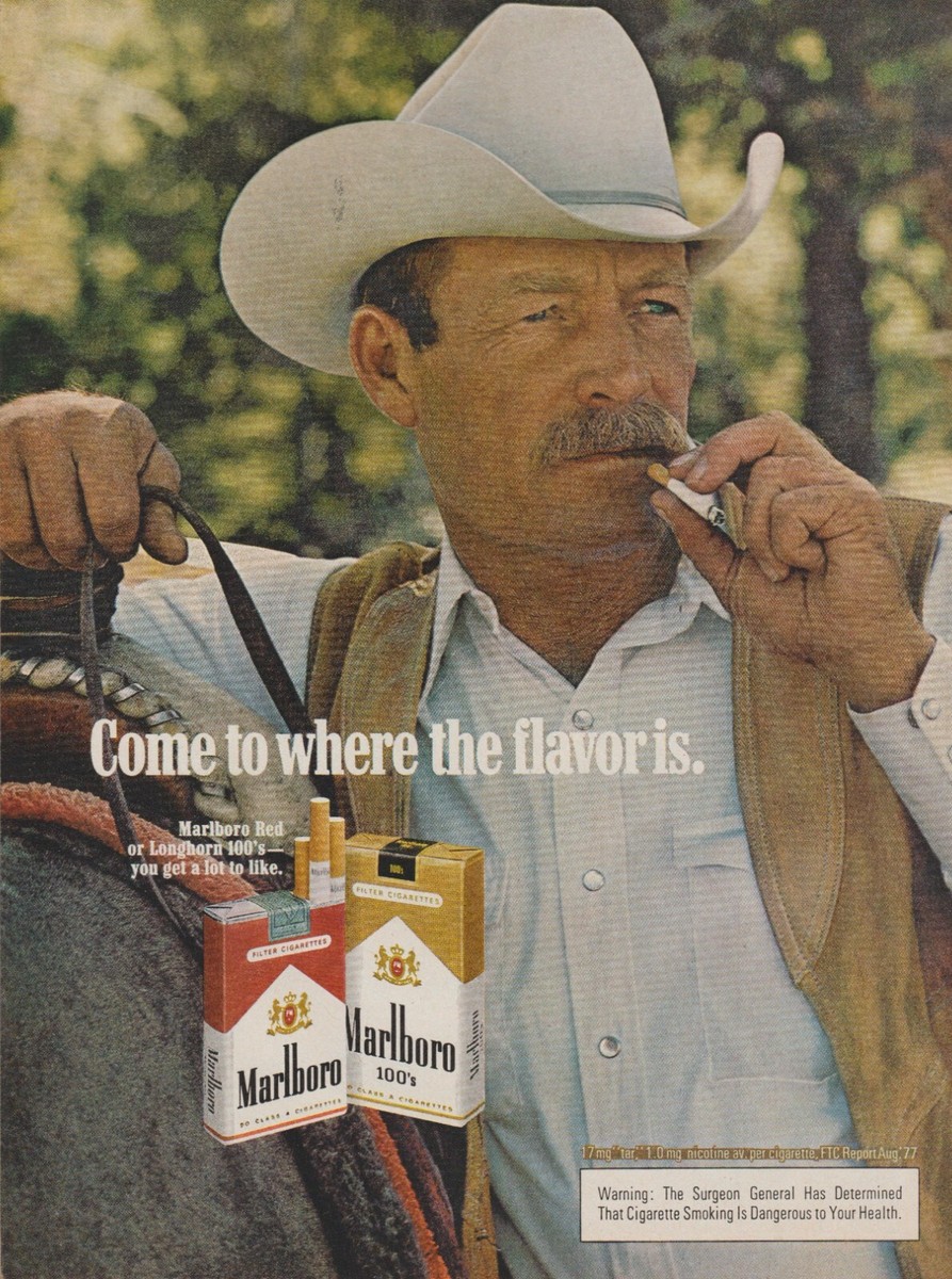 1978 Marlboro Cigarettes - Reds & 100's - Rugged Smoking