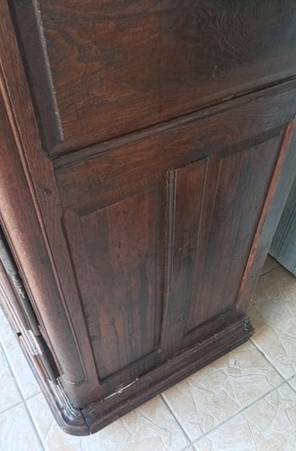 Armoire Louis XIV en chêne massif époque 18ème - Afbeelding 9 van 23
