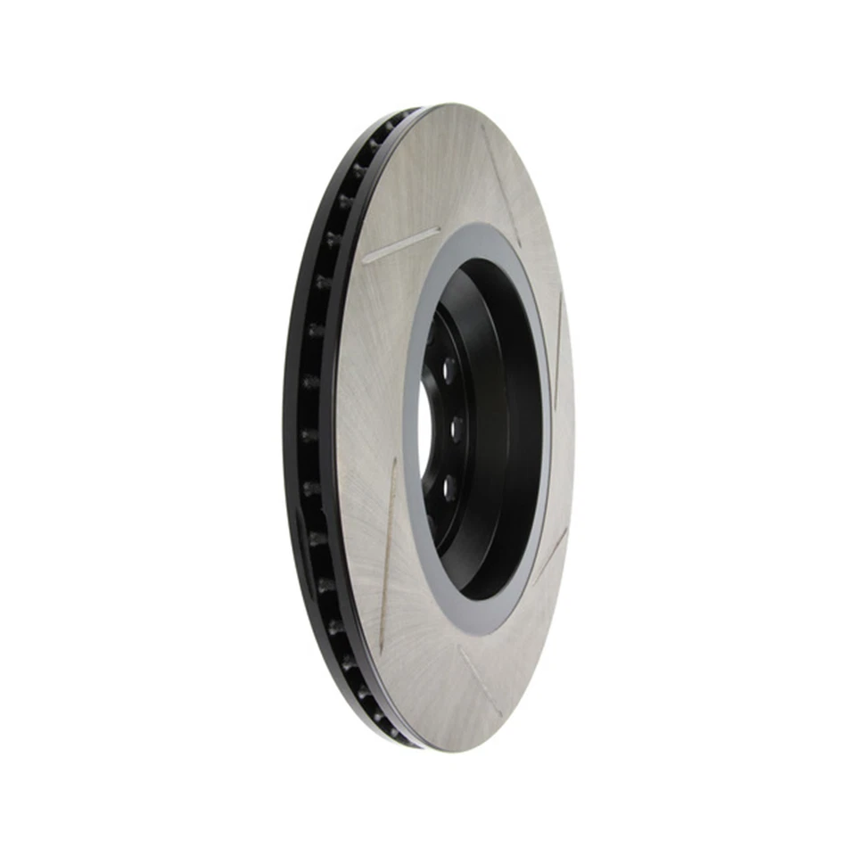 Rotor de freno de disco StopTech Sport ranurado trasero derecho para Audi A3, Seat Leon, VW CC Foto 4 de 4