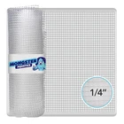 Clear Mesh Netting Material - 4'x5' - Plastic Screen 4'x5', White