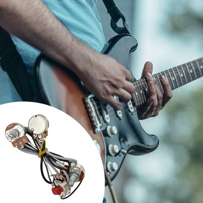 E-Gitarre Kabelbaum Kit 3 Wege Schalter Wartung Premium Komponenten