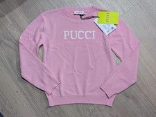 EMILIO PUCCI Long Sleeve Branded Top Pink Brand New MADE IN PORTUGAL