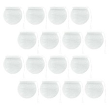 100 Pcs Reusable Tea Filter Bags Drawstring Loose Leaf Herb Spice Pouch 0.05 per strip