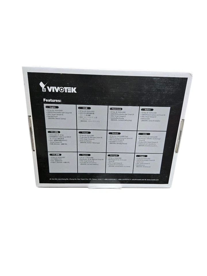 Vivotek Bullet Network Camera IB8369A 2MP Smart IR Outdoor - Image 4 of 4