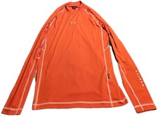 Oakley Bhodi Ellipse Long-Sleeve Rashguard Aviator Orange Men's Size Large NWT