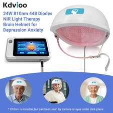 Upgraded 810nm Medical Brain Helmet 448 Diodes for Stroke Parkinson Brain Health