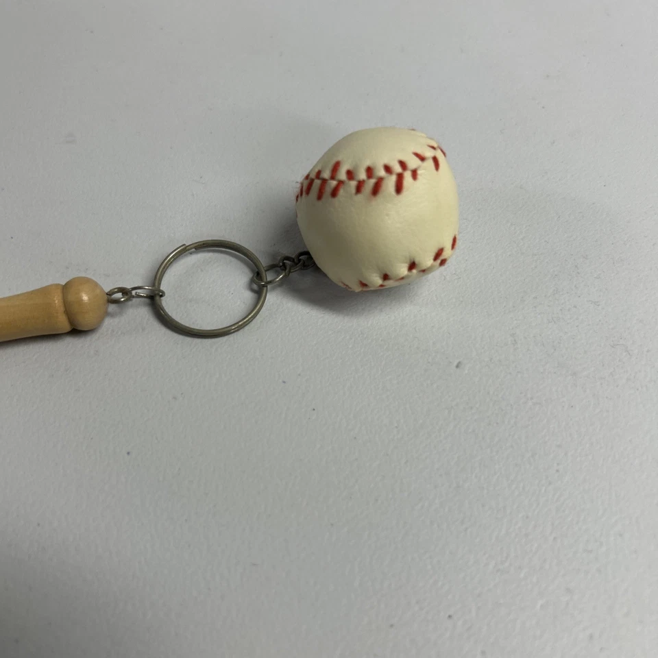 Home Run Baseball Bat & Baseball Ball Keychain 22 - Image 4 of 4