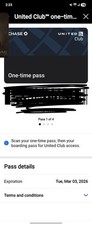 DIGITAL TRANFERUnited Club DIGITAL TRANFER OneTime Pass Travel Ex  March 2026
