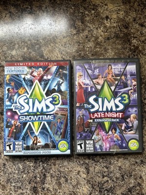The Sims 3 Lot Showtime + Late Night PC Expansion Pack 2010 Complete