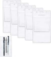 Wisdompro 5 Pack Heavy Duty Pocket Protector for Shirts, Lab Coats, Pants - Mult