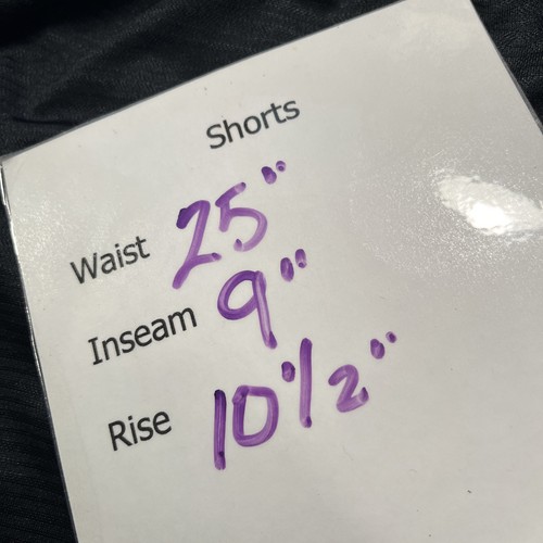 Nike Shorts Mens Medium Black Embroidered Swoosh 9" Inseam Athletic Running Gym - Picture 4 of 10