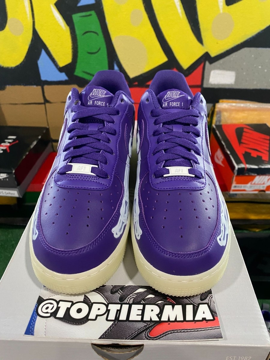 靴 NIKE Air Force 1 Purple Skeleton NIKE AIR FORCE 1 '07 QS 