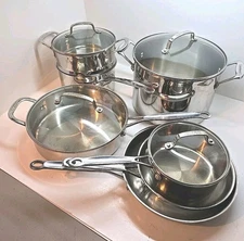 Cuisinart Multiclad Pro 11-Piece Stainless Steel Cookware Set – Previously Loved