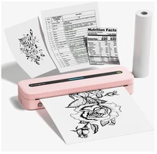 Phomemo M832 Thermal Portable Printer Inkless Mobile Letter Pink New In Box