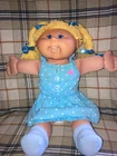 Vintage Cabbage Patch Kids Blonde Hair Blue Eyes,  Play Along, PA6