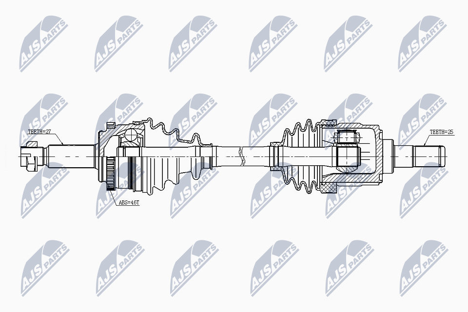 Fits NTY NPW-KA-343 DRIVESHAFT ⭐UK Stock⭐ - Image 12