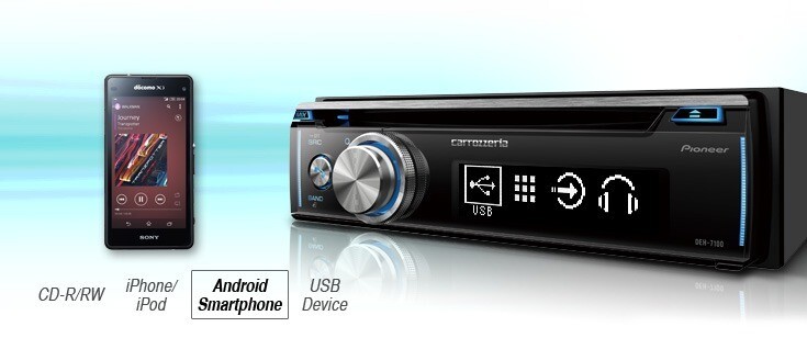 Pioneer Carrozzeria DEH-7100 Car Stereo CD Audio Receiver 1DIN USB