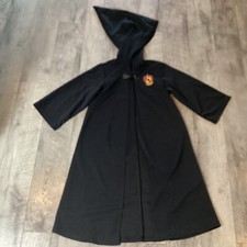 Harry Potter Gryffindor Costume Robe Hooded One Size Black