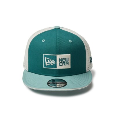 キャップ NEW ERA GOLF BOX LOGO LASER PERPORATED 5FT758 New Era Golf 9FIFTY Laser Perforated Box Logo Pine Needle