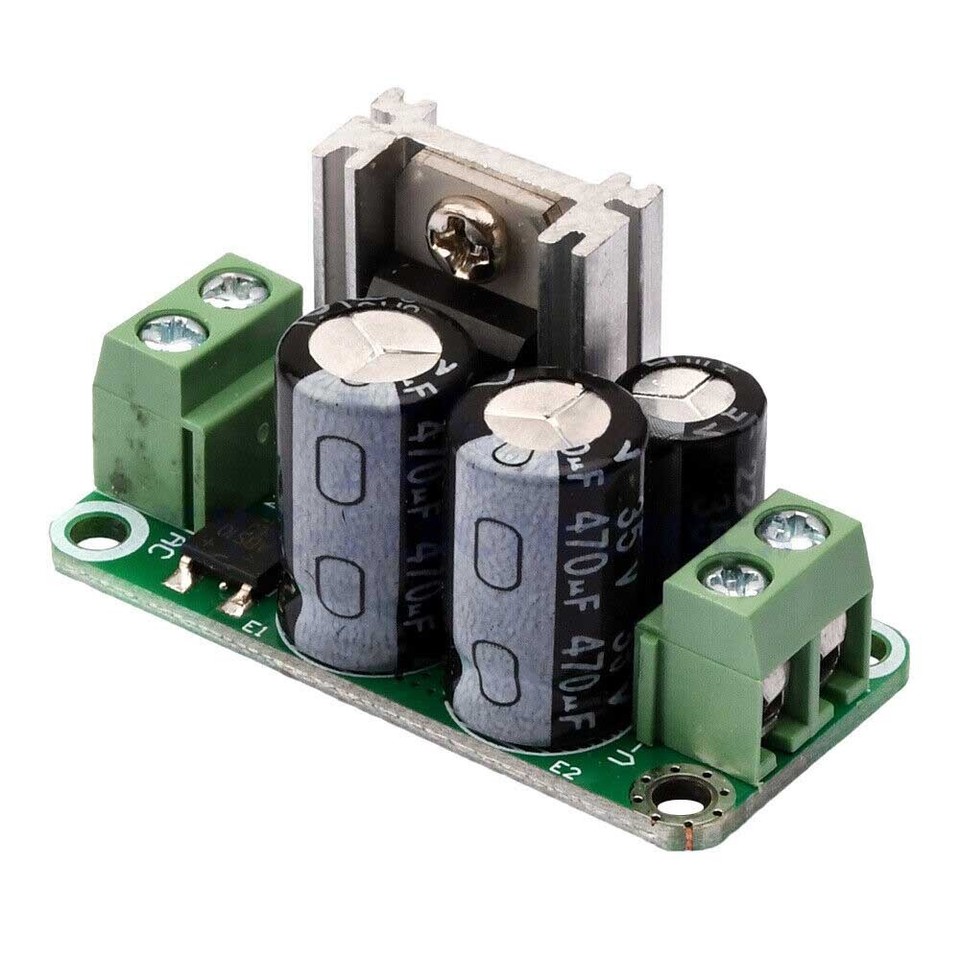 10X Single Regulated Power Supply Module AC to DC 5V Rectifier Filter ...