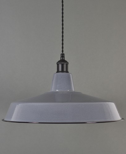XL Classic Retro Vintage Industrial Factory Enamel Shade Lampshade Steel Pendant - Picture 7 of 42