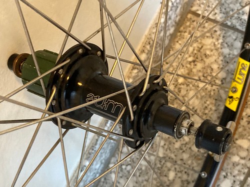 Vintage 8 Fach TUNE LRS Mig/Mag Schwarz 32 Loch MAVIC Open Pro Clincher - Bild 8 von 18