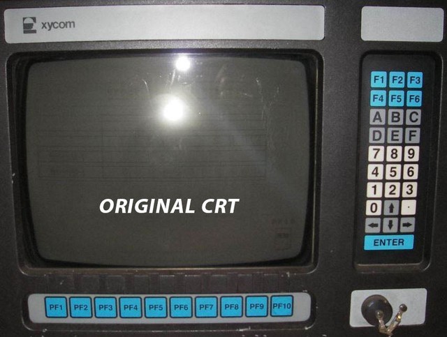Replace Xycom 2050 CRT With LCD Upgrade 