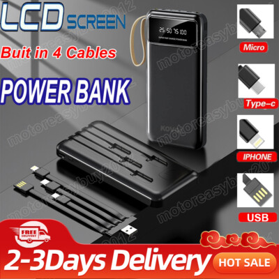 Universal 500000mAh Powerbank USB Tragbar Externer Akku Ladegerät für Handy