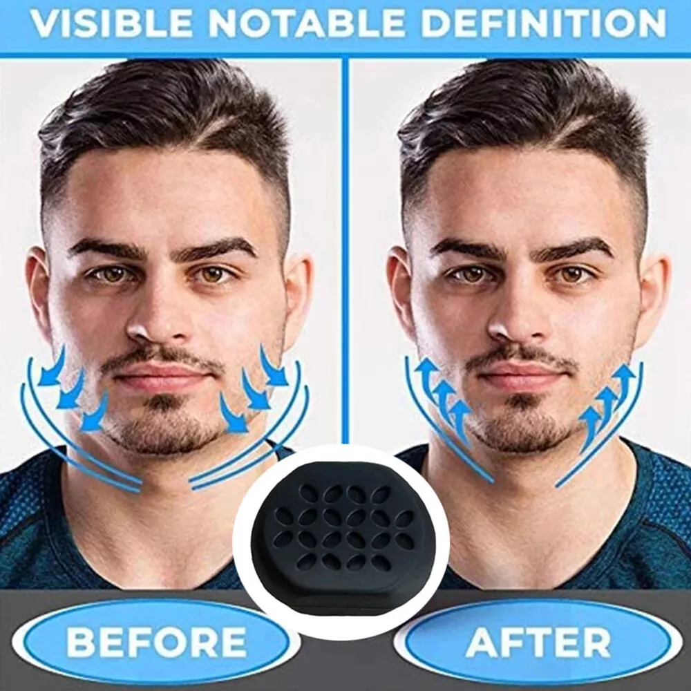 Jawline Exerciser Face Facial Muscle Jaw Trainer Chew Beauty Fitness Ball  Neck