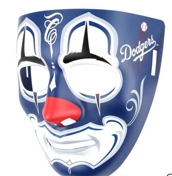 Mr Cartoon X LA Dodgers MLB Clown Mask | eBay
